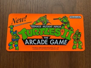 TMNT II Teenage Mutant Ninja Turtles Topper Nintendo Playchoice 10 NOS Unbacked - Picture 1 of 2