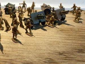 Matchbox 1/76/72, HO Scale ,British Vintage Infantry, Artillery, And tank Bundle - Picture 1 of 24