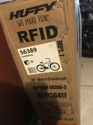 Bicicleta de crucero Huffy Cranbrook 26" para hombre - azul Foto 1 de 3