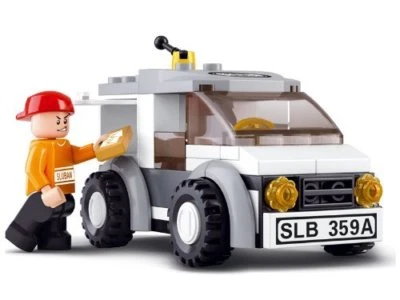 SLUBAN TOY BUILDING BRICK SET M38-B0359 AVIATION DELIVERY VAN - Image 1 of 2