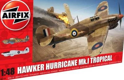 Airfix Hawker Hurricane Mk.i Raf 1941 Rhodesia Nuovo Strumento 1:48 Modello Kit - Immagine 1 di 4