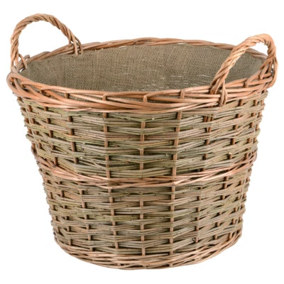 UNUS® Korb  Weidenkorb Wäschekorb Kaminholzkorb Wäschekorb Dekokorb Weide - Bild 1 von 4