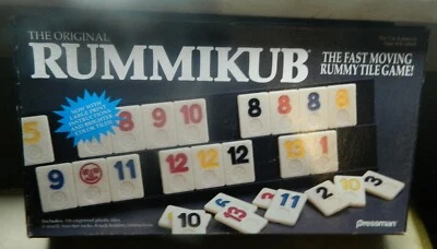 The Original Rummikub  Vintage Pressman 1980 Fast Moving Rummy Tile Game-Complet - Image 1 of 2