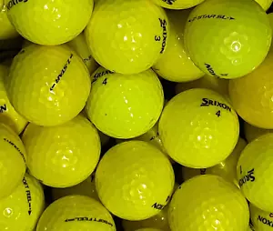 24 Yellow Srixon Mix Used Golf Balls - 5A Grade AAAAA - Free Shipping - Picture 1 of 2