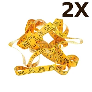2X New 120'' 3M Seamstress Sewing Cloth Ruler Tailor Diet Detection Tape Measure - Picture 1 of 7