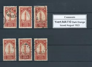 Morocco 1923 40c - Moroccan centime Marrakesh Koutoubiah Mosque - Picture 1 of 1