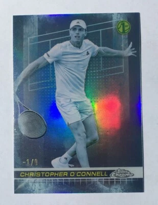 2024 Topps Chrome Christopher O’Connell Frozenfractor Insert SP #d -1/0 Case Hit - Image 1 of 4