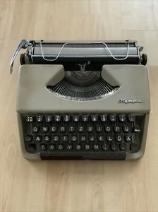 Schreibmaschine Olympia SF - mit Koffer - original Rechnung von 1956 - Rarität - Bild 1 von 4