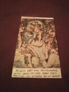 SF author and fanzine artist William Rotsler hand-made Classicard #4 humor - Photo 1 sur 3