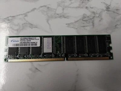 Elixir 256mb DDR Pc2700u-25330 333mhz Desktop Memory M2U25664DS88B2G-6K - Image 1 of 2