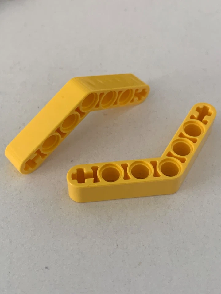 LEGO Parts 32348 (2pcs) Technic, Liftarm 1 x 7 Bent (4 - 4) Thick - Image 1 of 1