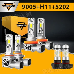 Faro LED luz antiniebla haz alto bajo AUXBEAM Canbus H11 9005 5202 6500K blanco - Imagen 1 de 17