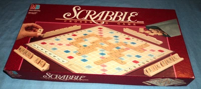 Scrabble - Crossword Board Game - Milton Bradley #4024 - Vintage 1989 Complete - Image 1 of 4