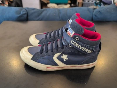 Camiseta sin cordones Converse Chuck Taylor All Star Pro Blaze Hi azul rojo talla 5 Junior  Foto 1 de 4