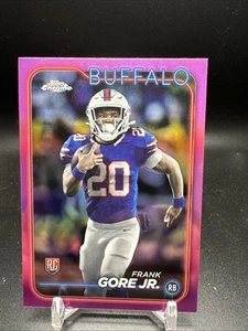 2024 Topps Chrome Pink Refractor #260 Frank Gore Jr. Rookie RC - Picture 1 of 2
