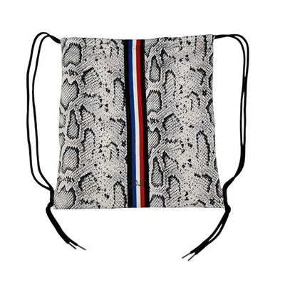 Bolso ceñido Pam & Gela piel de serpiente con rayas con cordón Foto 1 de 4