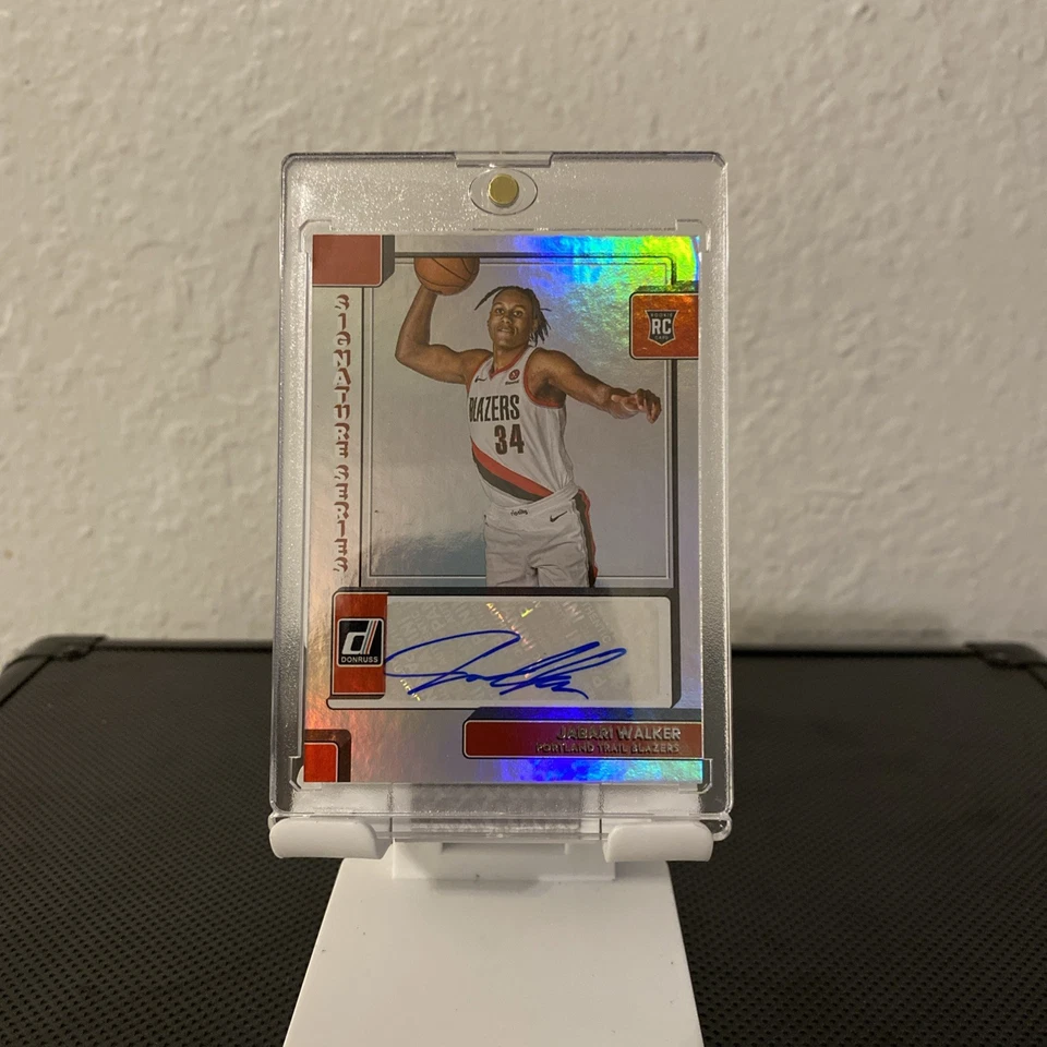 2022-23 Panini Donruss Signature Series Jabari Walker #SS-JWL Rookie Auto RC - Image 1 of 1