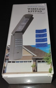Wireless Garage Door Opener Keypad works with all major brands illuminated New - Picture 1 of 1