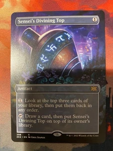 MTG Double Masters 2022 Senseis Divining Top Borderless - Picture 1 of 1