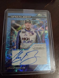 2021 Prizm Chase Briscoe Spotlight Blue Carolina Blue Scope Prizm Auto #47/75 - Picture 1 of 2