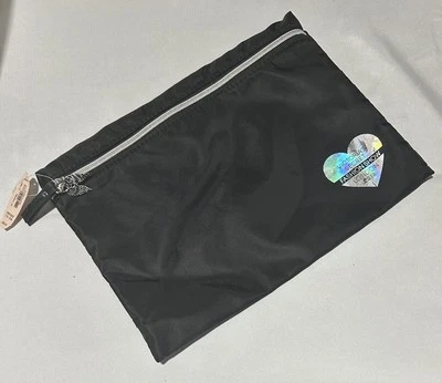 Bolso de Cosméticos Victorias Secret Maquillaje Bolsa de Viaje Negro 2014 Desfile de Moda Londres Foto 1 de 4