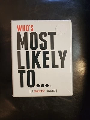 WHO's MOST LIKELY TO... Party Pack Fun Party Card Game 100% COMPLETE 2014 - Image 1 of 4