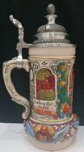 Thewalt Cerveza con Tapa Stein "O, Beautiful Time, You Time Of Love" - Alemania - Imagen 1 de 12