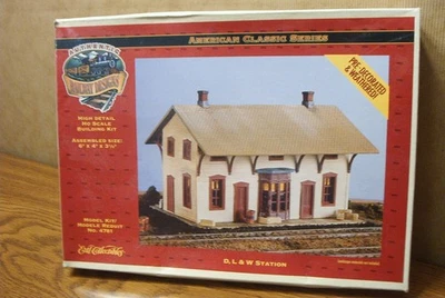 Ertl Collectibles American Classic Series Ho Scl Bldg Kit D, L & W Station #4781 - Image 1 of 2