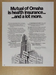 1974 Mutual of Omaha Affiliate Companies vintage print Ad - Picture 1 of 1