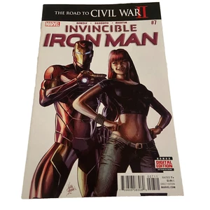 Invincible Iron Man #7 The Road to Civil War II Marvel Comics Riri Williams - Bild 1 von 7