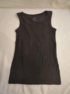 Justice Black Tank Top Girls Size 8 - Picture 1 of 2