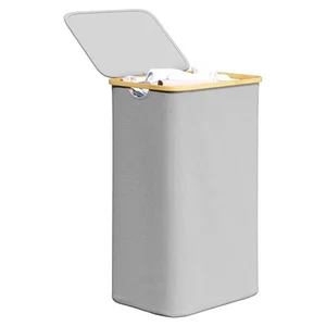 Stoff Wäschekorb Farbe Grau - Bild 1 von 1