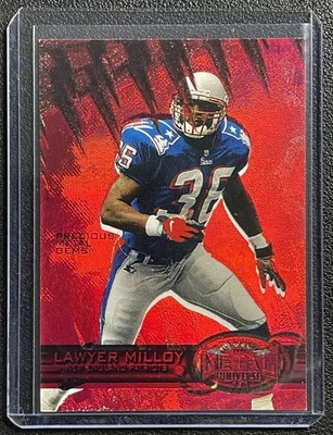 LAWYER MILLOY 1997 SKYBOX UNIVERSE #71 PRECIOUS METAL GEMS RED PMG MISSING SN - Image 1 of 2