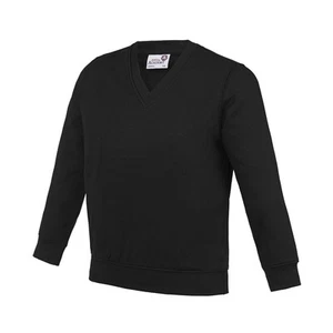 Awdis Childrens/Kids Academy V Neck Sweatshirt (PC7159) - Picture 1 of 18