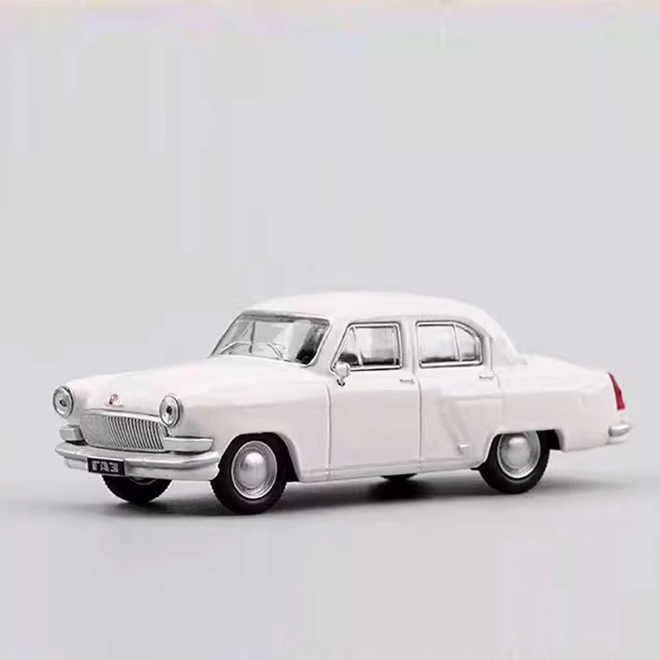 1:64 GAZ-21 Volga Blanco - Modelo Diecast de aleación clásico soviético coleccionable Foto 1 de 4