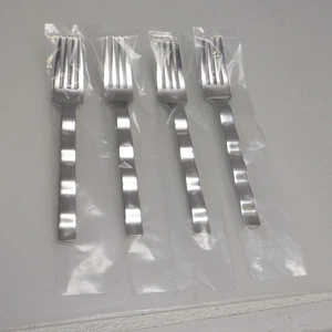 Tenedores de cena Retroneu Whitewater (4) cubiertos de acero inoxidable 18/10 Corea 8" de largo - Imagen 1 de 8