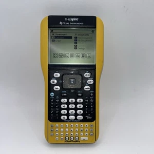 Texas Instruments TI-Nspire Calculadora Gráfica Propiedad Escolar Amarilla Sin Cubierta - Imagen 1 de 7