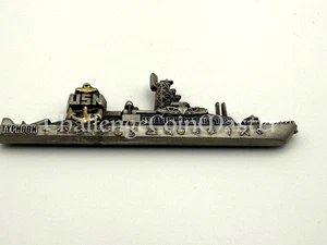 F88 USS Typhoon CPO Chief Petty Officer Ship Shaped Challenge Coin - Picture 1 of 2
