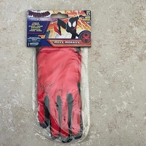 CHILD MARVEL SPIDERMAN MILES MORALES GLOVES COSTUME ACCESSORY JWC1156 - Picture 1 of 2