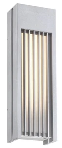 Kovacs P1753-L Silver Midrise Single Light 22"H Led Outdoor Wall Sconce - Picture 1 of 6