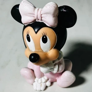 Vintage Disney Baby Minnie Mouse Quietschspielzeug Puppe Gummi - Bild 1 von 4