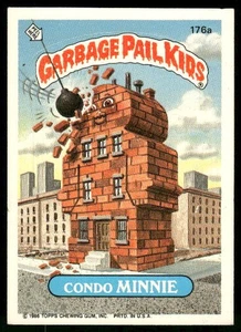 1986 Topps Garbage Pail Kids Series 5 #176a Condo Minnie - Picture 1 of 2
