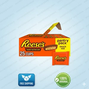 REESE'S Milch Schokolade Snack Größe Erdnussbutter Tassen, Süßigkeiten Speisekammer Packung, Hallowe - Bild 1 von 7