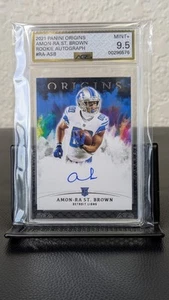 2021 Panini Origins - Rookie Autographs Amon-Ra St. Brown #RA-ASB AGS 9.5 - Picture 1 of 2