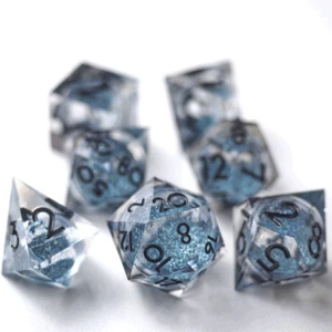 Dungeons & Dragons Premium Resin Sand Timer Dice Set for TRPG and Board Games - Picture 1 of 9