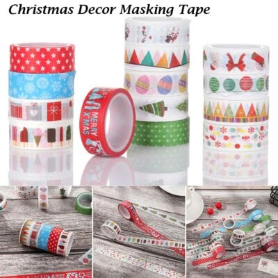 Sticker Masking Tape Christmas Decor Tape Christmas Tree Sticky Paper - image 1 of 4