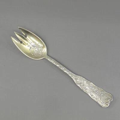 ST. Garfo(s) de sorvete CLOUD (1885) por GORHAM prata esterlina EXCELENTE - Imagem 1 de 4