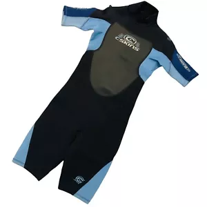 C-Skins Wetsuit Shortie Age 8 - 10 Junior M Legend Childs 132cm-140cm Black Blue - Picture 1 of 11
