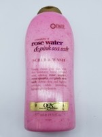 ogx pink sea salt & rosewater gentle soothing body scrub