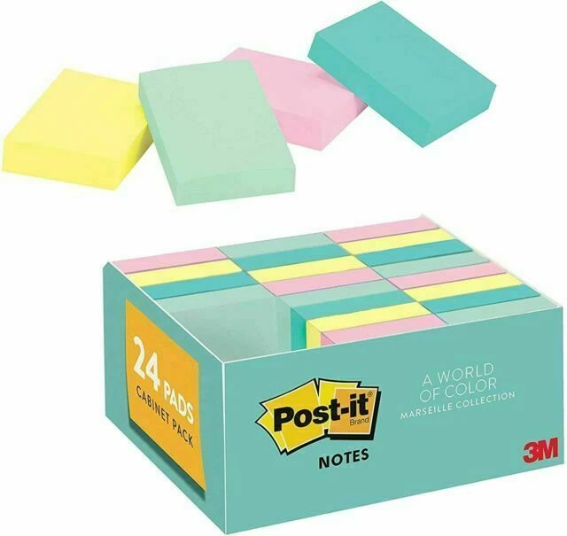 Post-it 653-24APVAD Notes Value Pack